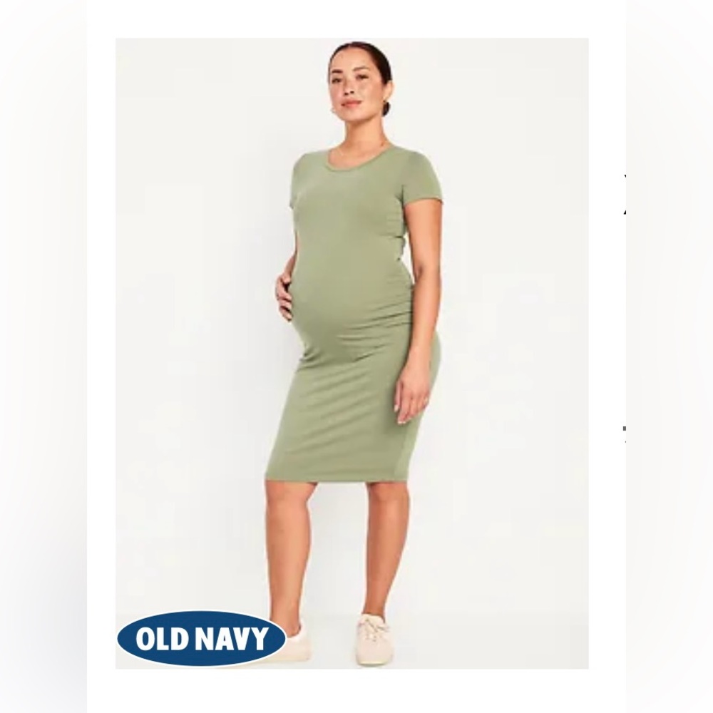 Maternity Short sleeve bodycon dress